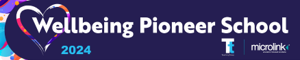 Wellbeing pioneer school award logo