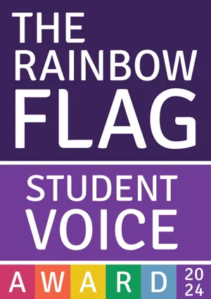 The Rainbow Flag - Student Voice Award 2024 logo