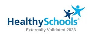 HealthySchools Externally Validated 2023 Logo