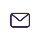 Email simplified icon in the shape of an envelope