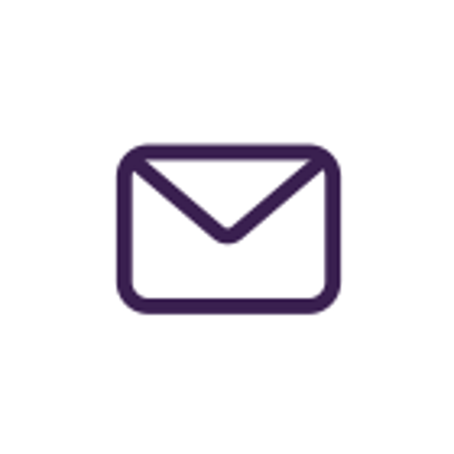 Email simplified icon in the shape of an envelope