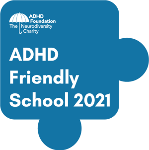 ADHD Foundation - ADHD Friendly School 2021 logo