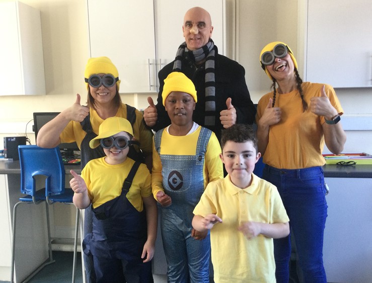 Children dressed up for World Book Day