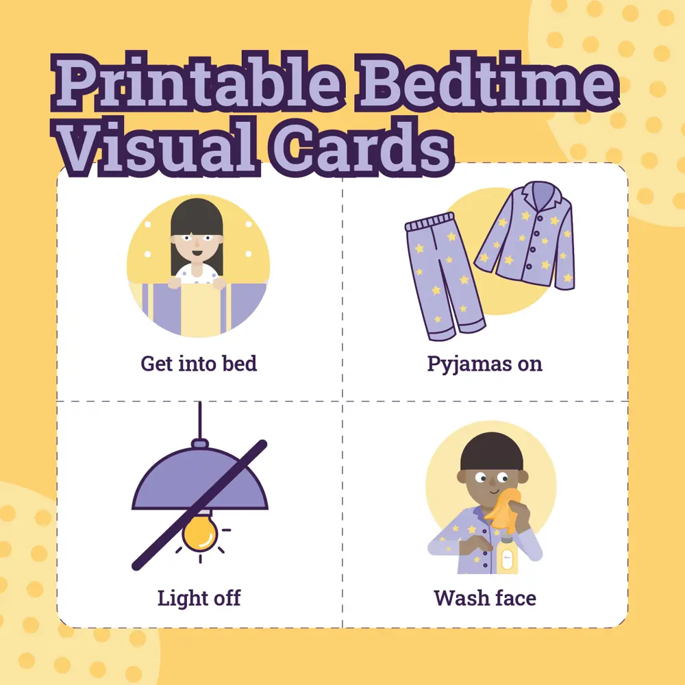 Printable Bedtime Visual Cards