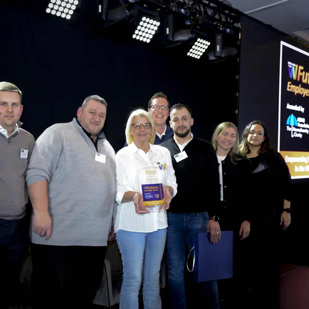 The WG Futures presenting the Futures Employer Award