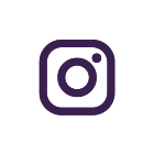 Instagram icon on a white background