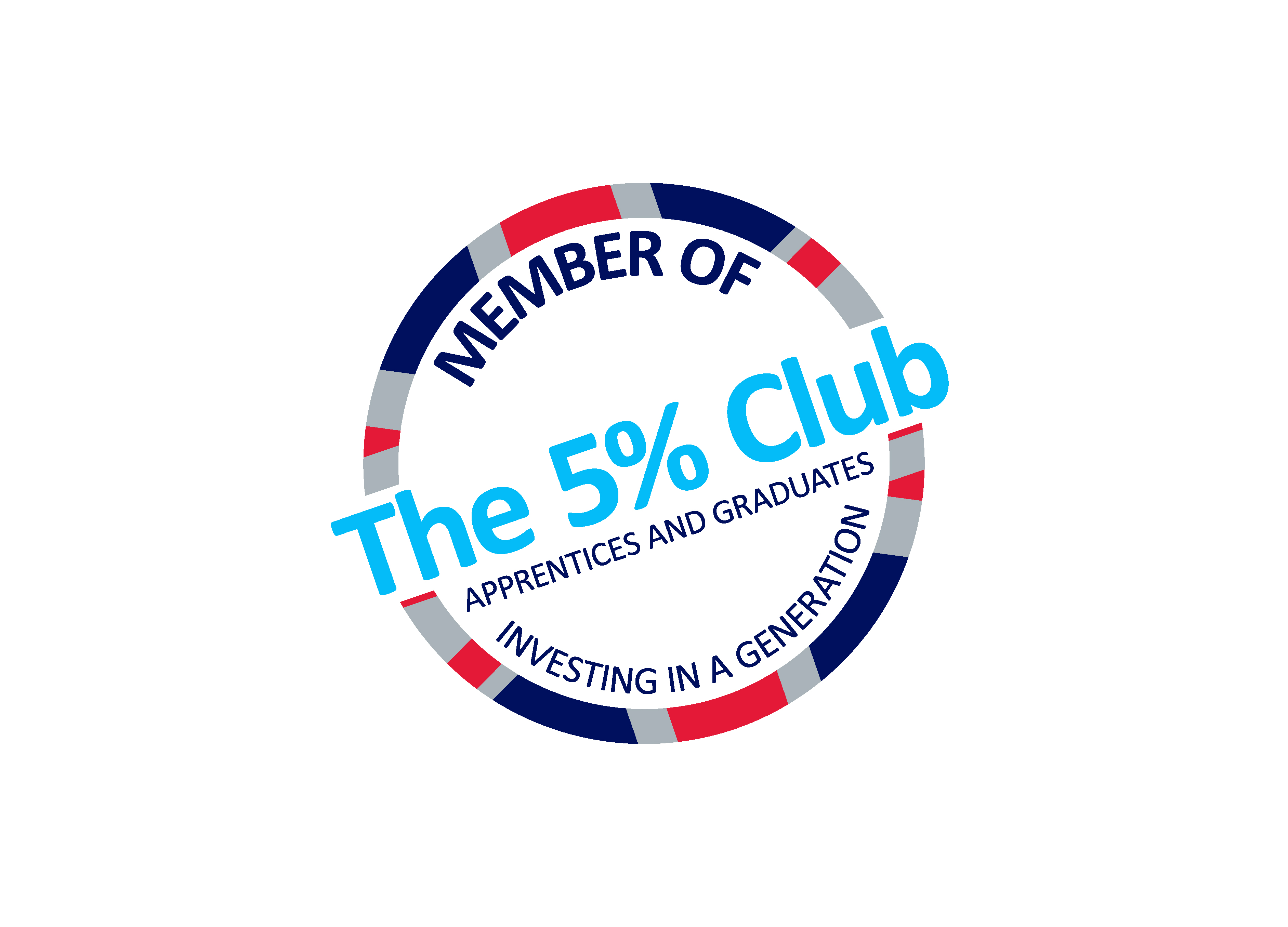 Member of The 5% Club Apprentices and Graduates logo