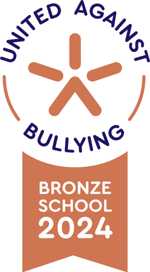 United Against Bullying Bronze School 2024 award logo